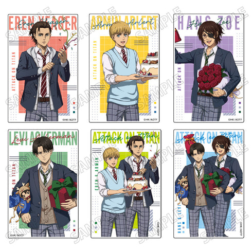 『進撃の巨人The Final Season』描き下ろしアクリルブロックコレクション【学生服ver.】【BOX】
